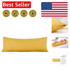Ultra Soft Microfiber Body Pillow Cover 21"x54" - Machine Washable  Breathable
