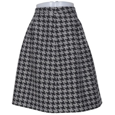 Hallhuber, Rock, Größe: 40, Schwarz/Weiß, Polyester/Viskose, Hahnentritt #uqx