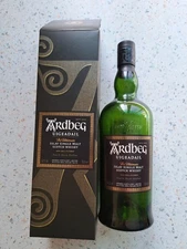 Ardbeg Uigeadail Whisky Empty Bottle with Box Case 70cl/NO SHIPPING TO USA 