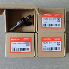 Genuine 4pcs Fuel Injectors 16010-5pa-305 For Accord Cr-v Civic 1.5l Turbo Oem