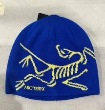 Arc'teryx Bird Head Toque Beanie Blue Wool Knit Winter Ski Hat NWT New Warm Plus