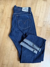 Levis Vintage Clothing LVC Lot 201 1937 W33 L36 USA Jeans Big E Selvedge