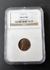 1913 WHEAT CENT NGC MS-63 RB - UNCIRCULATED - WHEAT PENNY - 1C