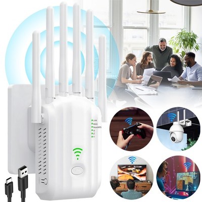 WiFi Verstärker 1200Mbps Internet Verstärker Access Point für Zuhause und Büro