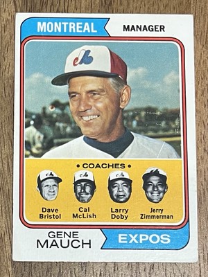 1974 Topps #531 Gene Mauch Expos Please See Description