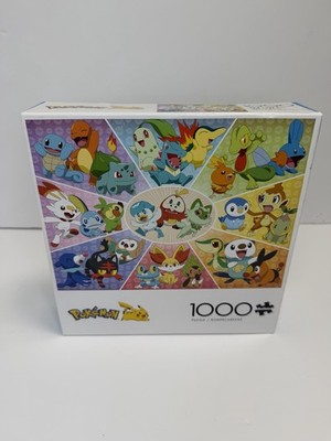Buffalo Games Pokemon 1000 Piece Interlocking Anime Cardboard Jigsaw Puzzle