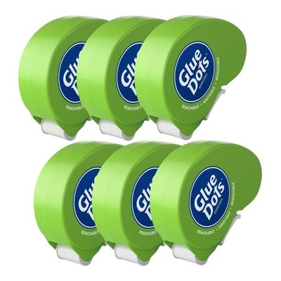 , Removable Dots Dot N' Go Dispenser, Double-Sided, 3/8'', .38 Inch, 1200 Dots...