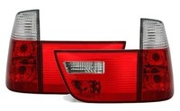 RüCkleuchten Set In Rot Weiss FüR Bmw X5 E53 8/99-10/03 Heckleuchten