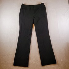 Ann Taylor Factory Curvy Black Straight Leg Dress Pants Womens 6 ID 70056
