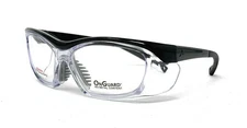 OnGuard Safety RxAble Eyewear OG-220S BLACK Clear Goggles 58mm