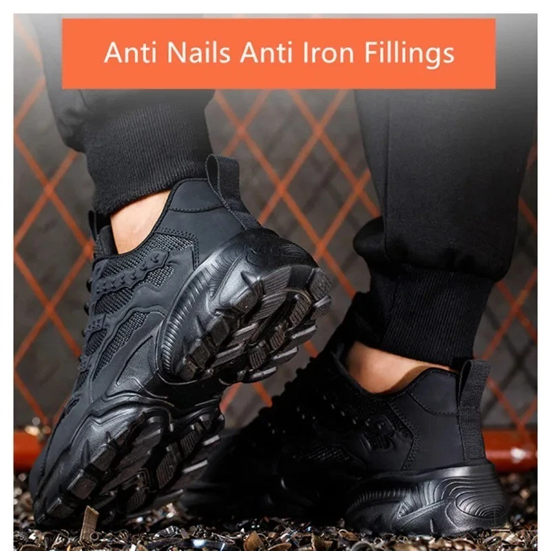 Scarpe da Lavoro Antinfortunistiche Unisex Leggere Traspiranti Anti‑foratura - Immagine 4 di 4