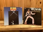 ELVIS PRESLEY lot of 2 vinyl records MOODY BLUE & LIVE AT MADISON SQUARE GARDEN