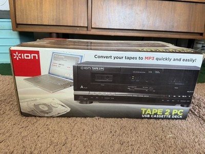 ION TAPE2PC USB Cassette Deck - Convert Your Tapes To Mp3 - New - PLEASE READ