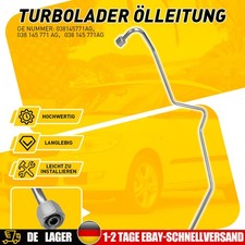 TURBOLADER ÖLLEITUNG Ölzuleitung für AUDI A3 SEAT ALHAMBRA CORDOBA 038145771AG