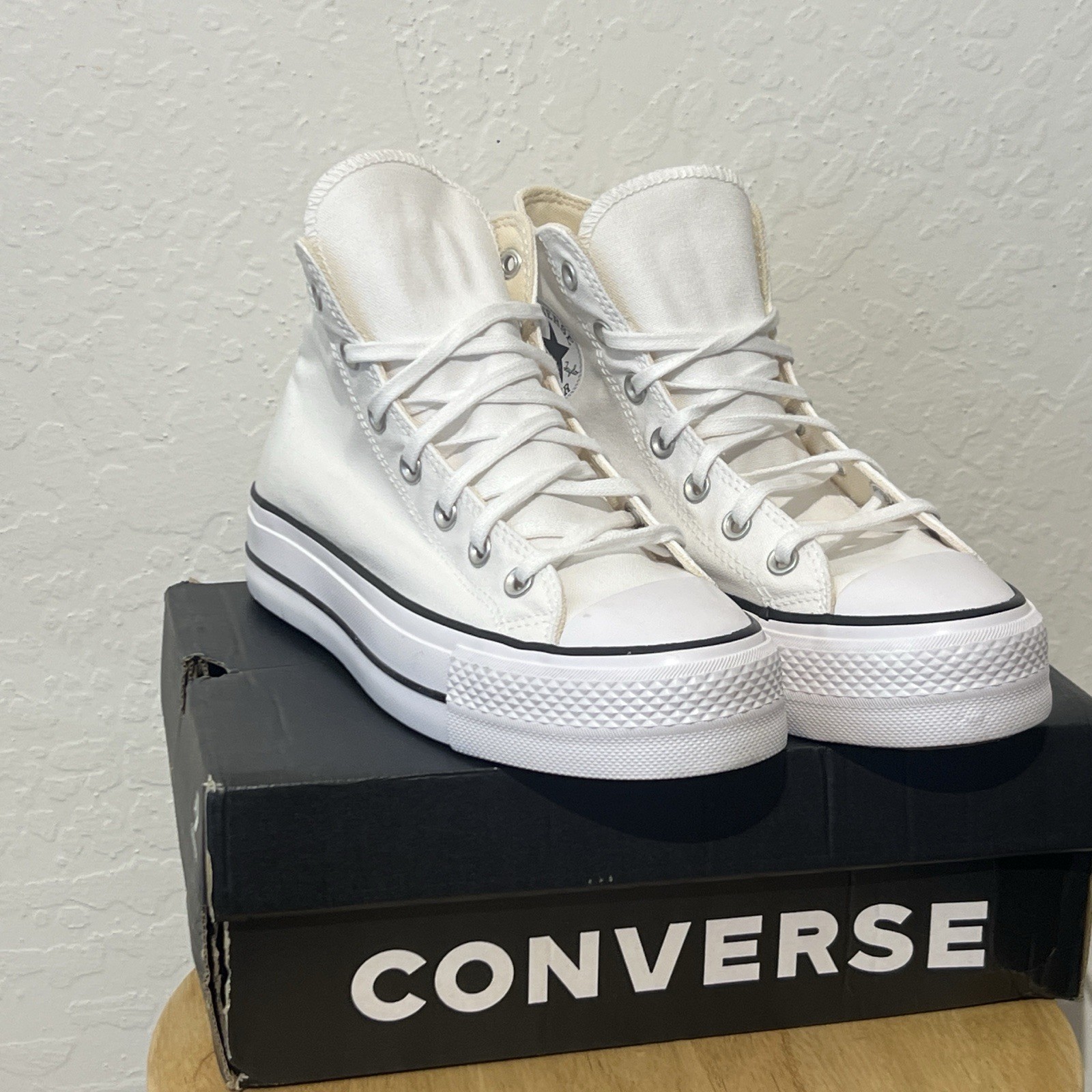Converse Chuck Taylor All Star Lift Platform Hi High Top Whi