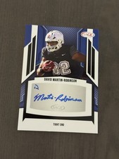 2024 SAGE HIT Low Series Autographs Black #A-DMR DAVID MARTIN-ROBINSON Auto RC