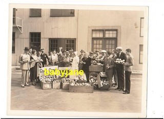 BETTE DAVIS LEW AYRES LOIS WILSON ORG 8X10 PHOTO 1930's RED CROSS FOOD DRIVE DBW