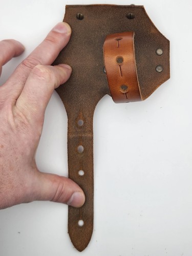 Paquete de 6 portabeberas de cuero de diseño moderno de nogal para bicicleta - Imagen 6 de 8