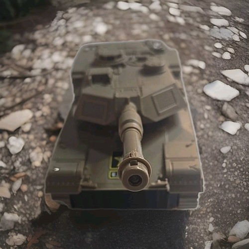 Czołg bojowy armii USA Tarcie Dźwięki Światła Obrotowa wieża M6A1 105 Rolling - Zdjęcie 1 z 19