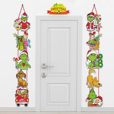 11Pcs Large Funny Christmas Door Decorations Kit, Christmas Sign Banner for X...
