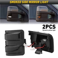 LED Side Mirror Lights Signal Marker Fits 08-16 F250/350/450/550 Ford Super Duty