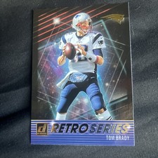 2021 Panini Donruss Tom Brady Retro Series #RS21 Gold Foil Patriots Card