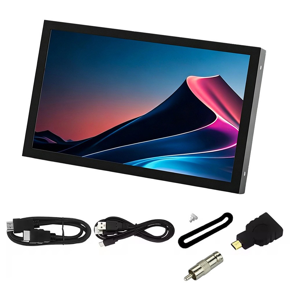 Monitor HDMI VGA 7 pollici schermo display gaming PC per monitor Raspberry Pi HD foto 4
