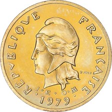 [#344271] Coin, New Hebrides, 2 Francs, 1979, Paris, Piéfort, MS(63), Aluminum-B