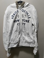 Aeropostale Fur Hoodie Zipper Jacket Size XL
