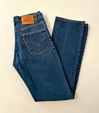 Vintage Levi s 517 Jeans Mens 31x34 Bootcut Made USA Red Tab 100 Cotton