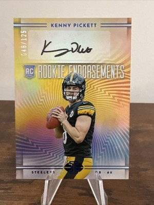 Kenny Pickett Auto💎2022 PANINI ILLUSIONS FOOTBALL ROOKIE ENDORSEMENTS