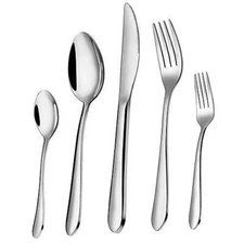 30pc Elegant Dining Silverware Cutlery Set Stainless Steel FAST SHIP! AE1