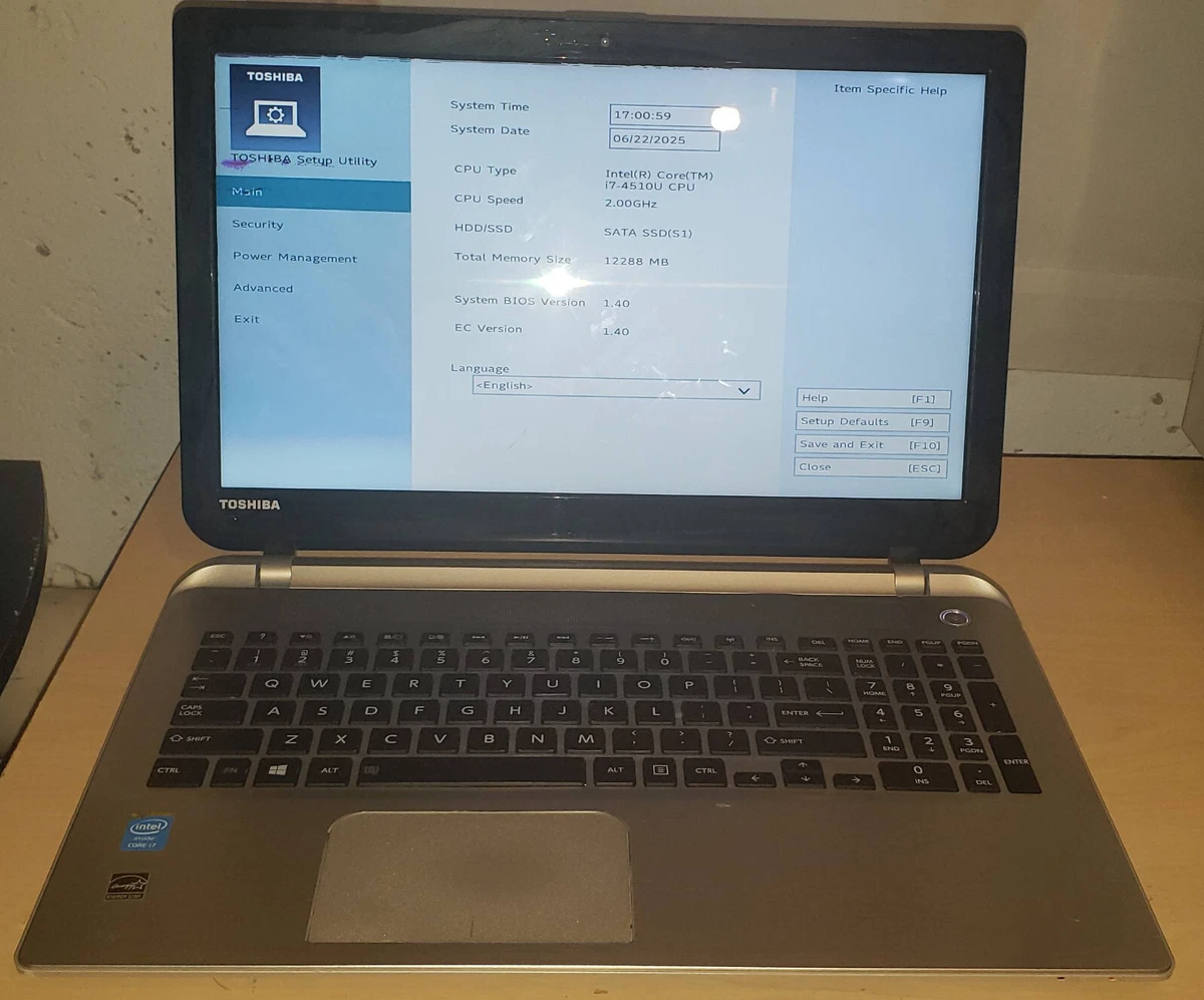Toshiba Intel Core i7 4th Gen. 12GB RAM PC Laptops & Netbooks for