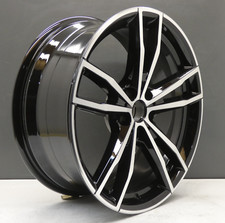 BMW 3 SERIES 19" FRONT ALLOY WHEEL RIM DIAMOND CUT BLACK 8090094 OEM GENUINE X1