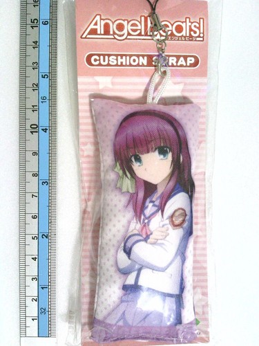 mini cushion strap accessory Angel Beats! anime Broccoli Nakamura Yuri - Picture 2 of 5