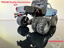 Dually Conversion KIT Adapter For 1:18 Scale Traxxas TRX4M By BossCoDesigns