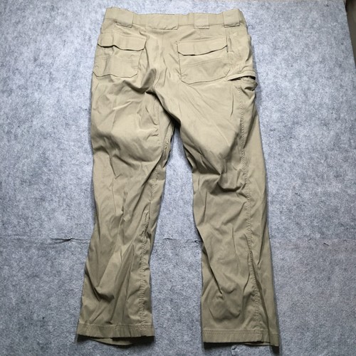 Duluth Trading Flex Dry on the Fly Cargo Pants Men 40x32 Beige Performance Fish - Bild 6 von 13