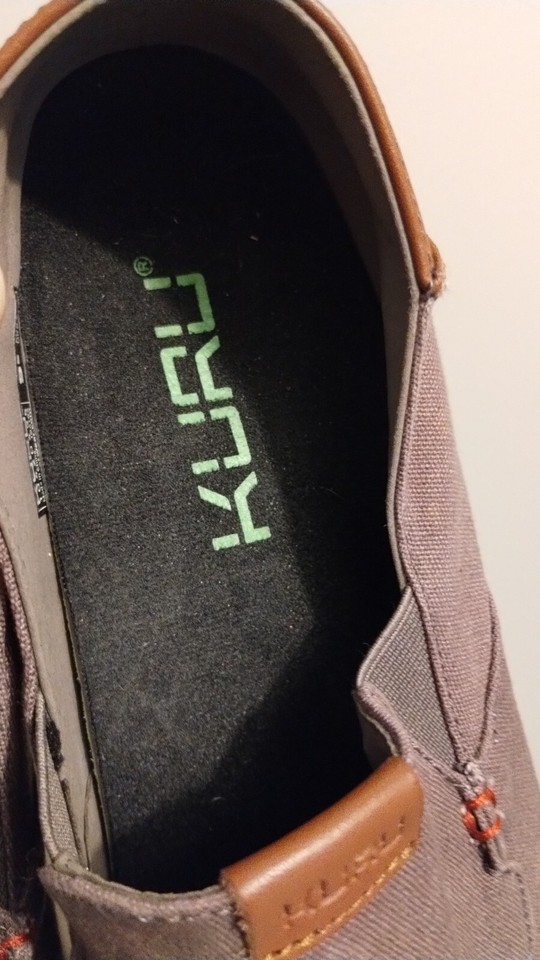 Kuru Pace Slip On Loafer Mens 9.5 Comfort Shoes 10420495 Gray Brown