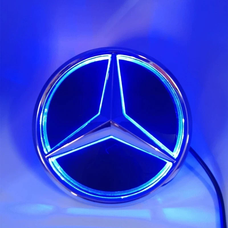 Insignia de luz con logotipo trasero LED de coche 5D emblema estrella para Mercedes-Benz S300L S350 Foto 4 de 4