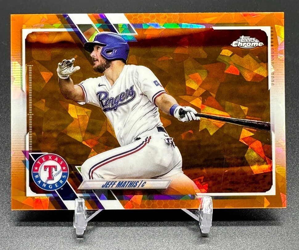 Jeff Mathis - 2021 Topps Chrome Sapphire Edition Orange /25  #348
