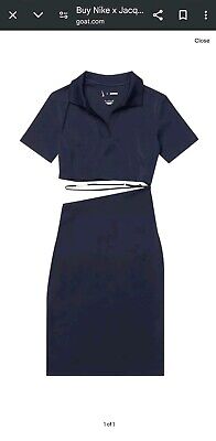Nike X Jacquemus LA Robe Polo Dark Obsidian Dress Women Size Nike X Jacquemus LA Robe Polo Dark Obsidian Dress Women Size