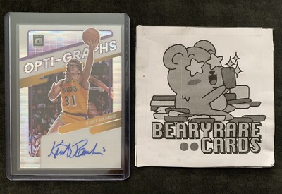 2021-22 Optic Asia Tmall KURT RAMBIS Opti-Graphs Pulsar LAKERS Autograph /20