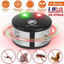 5W Ultrasonic Plug-in Pest Repeller Control Electronic Repellent Mice Rat Reject