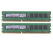 2X 4GB Samsung 4G 2Rx8 PC3L-10600E DDR3 1333Mhz Desktop ECC RAM Memory DIMM a6x