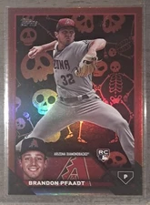 2023 Topps Update Skeletons 22/50 #US6 Brandon Pfadt Rookie Diamondbacks