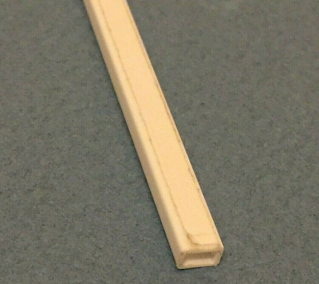 Dual 1/8" or 3/16" white Spacer Strip for Picture Framing, Self