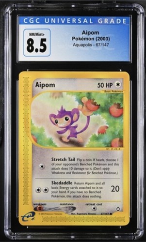 Aipom graded CGC 8.5 for sale on eBay