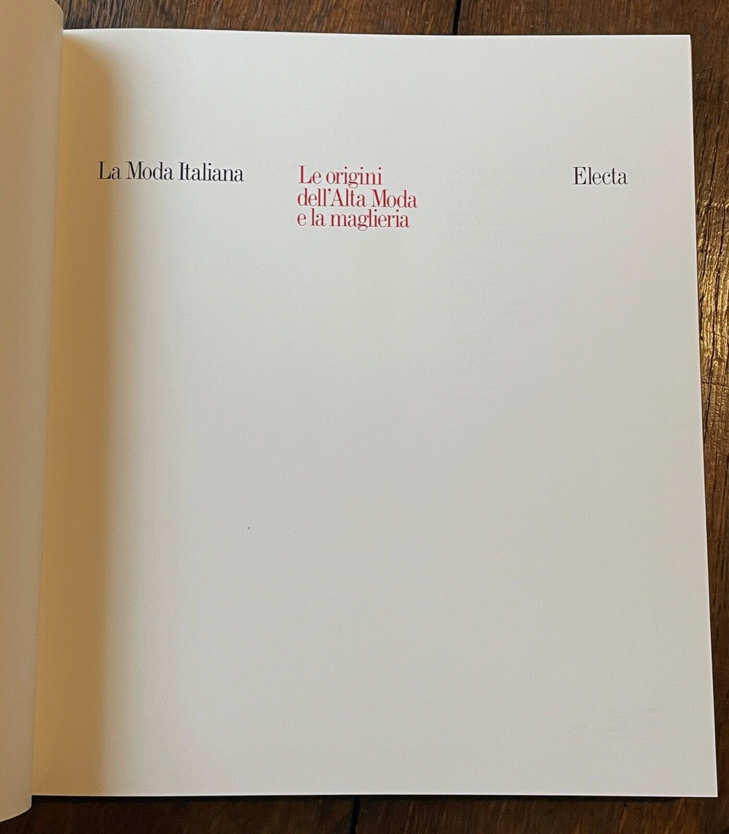 Il Design Italiano 50年代 イタリア ファッション 大型洋書 LA MODA ITALIANA - 1st 1987, 2 Vols - ITALIAN FASHION STYLE