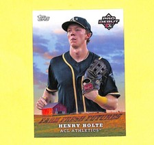 2023 Topps Pro Debut Henry Bolte Farm Fresh Futures Insert Card Athletics 
