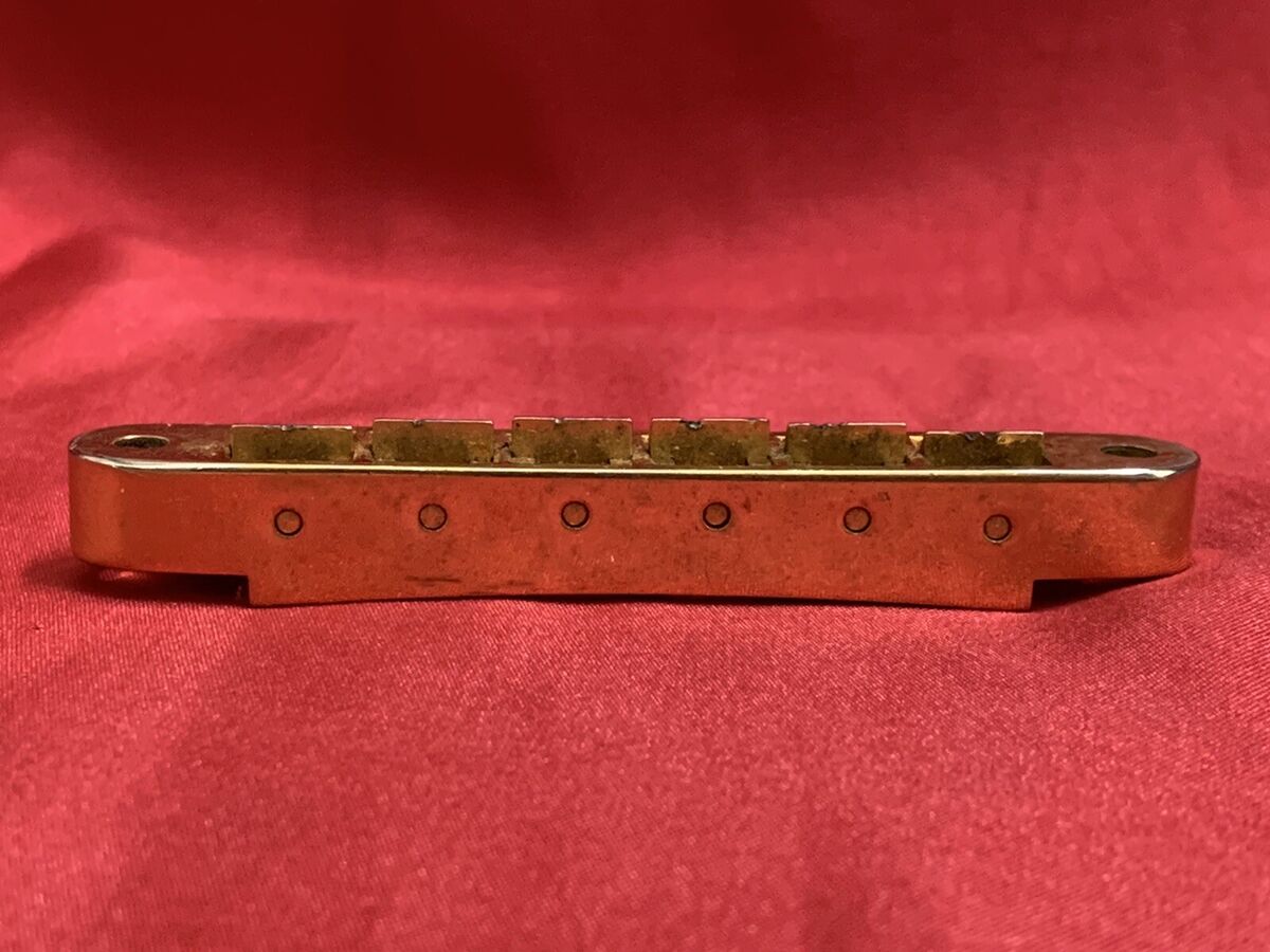 1979 Gibson ABR-1 Nashville GOLD Guitar Bridge Vintage Part 1979 Gibson ABR-1 Nashville GOLD Guitar Bridge Vintage Part